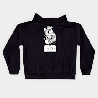 Book Wyrm (achromatic) Kids Hoodie